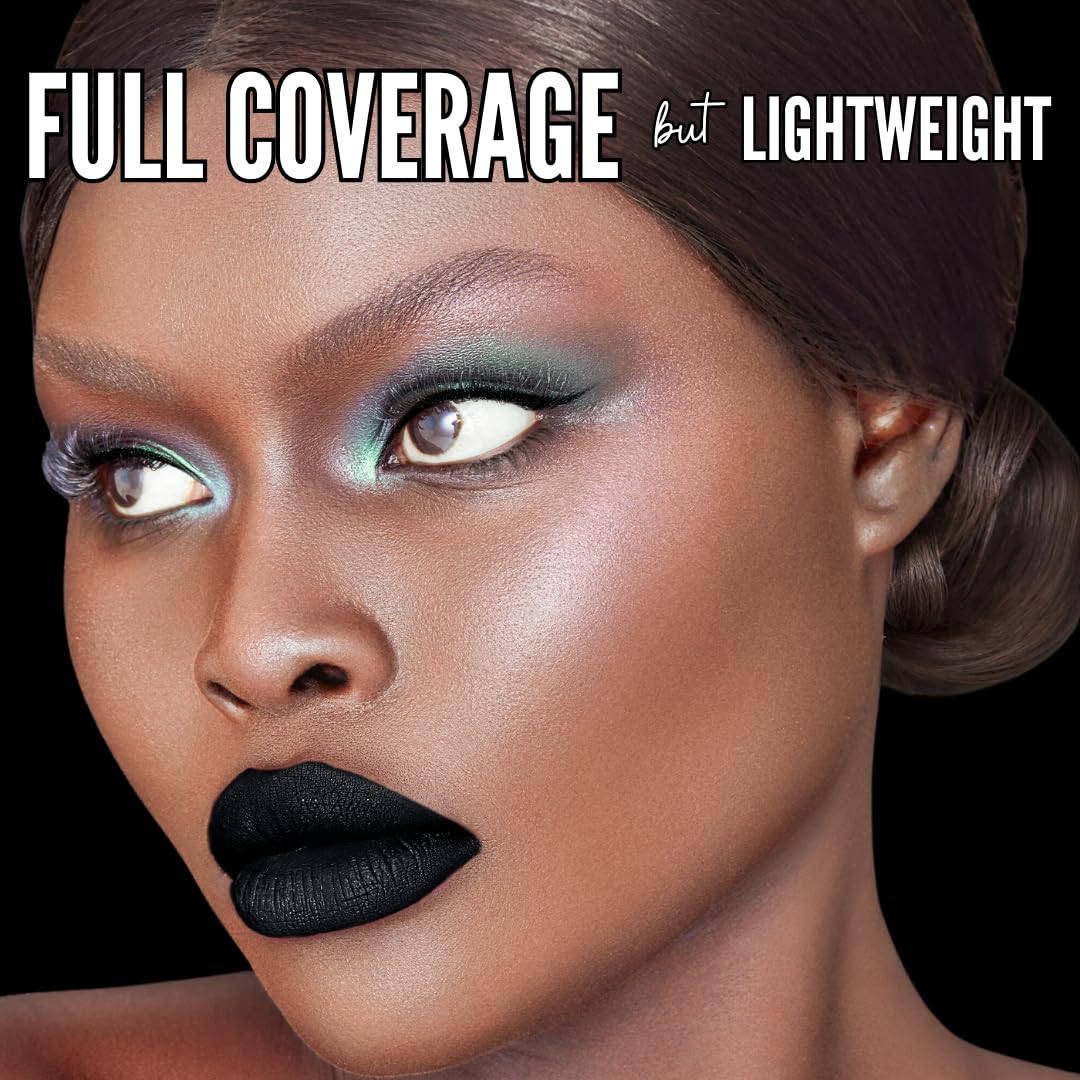 Black Lip Stain Long-Lasting Waterproof Lightweight Comfortable Non-Drying Hydrating | High Pigment Intense Matte Color All Day Wear Smudge-Proof Kiss-Proof Transfer-Resistant Vegan | Linda
