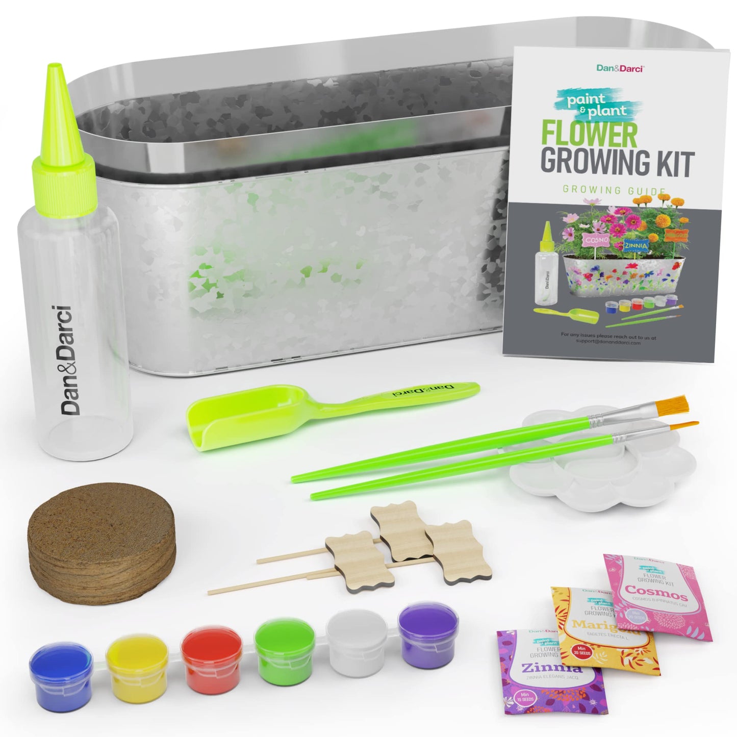 Paint & Plant Flower Growing Kit for Kids - Easter Gift Ideas Age 5 6 7 8-12 Year Old Girl - Best Birthday Crafts Gifts for Girls & Boys, Fun Children Gardening Kits, Art Projects for Ages 5-12 Years
