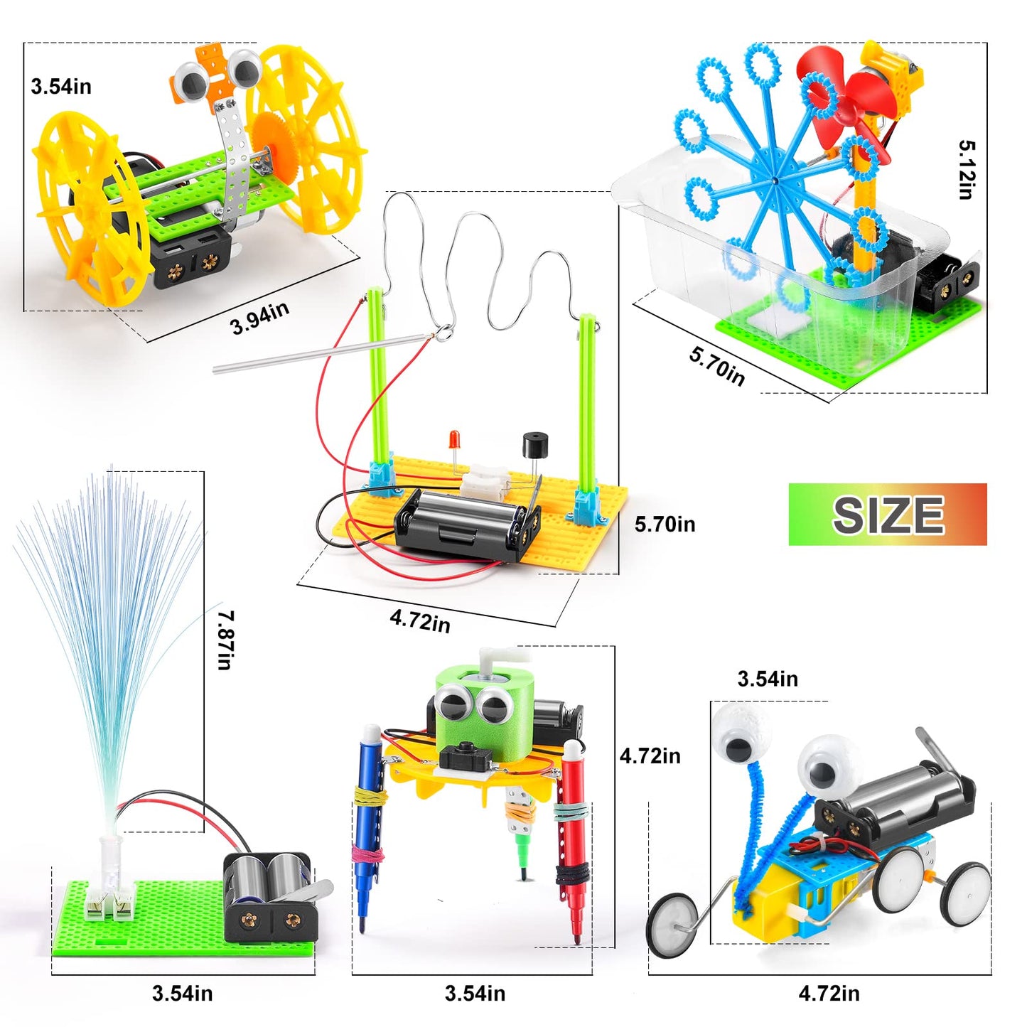 STEM Robotics Science Kits for Kids Age 8-12 8-10, STEM Toys for Boys Girls 6-8, Build Robot Building Kit Science Experiments Engineering Projects STEAM Activities Gifts 6 7 8 Year Old Boy Toys Crafts