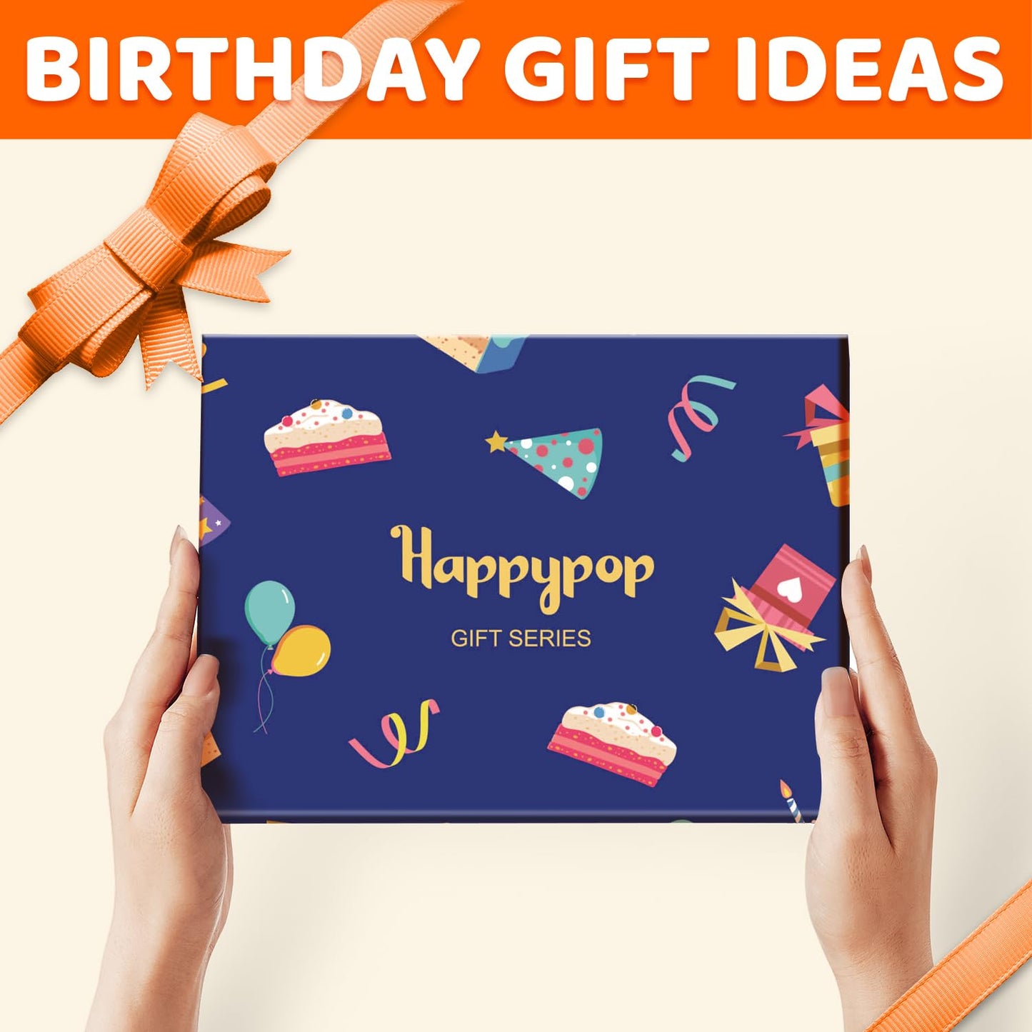 HAPPYPOP 6th Birthday Gifts Ideas for Girls - Socks for Kids Age 6, Presents for 6 Year Olds, Six Year Old Gifts for Girls Boys, Birthday Gift Box with Greeting Card