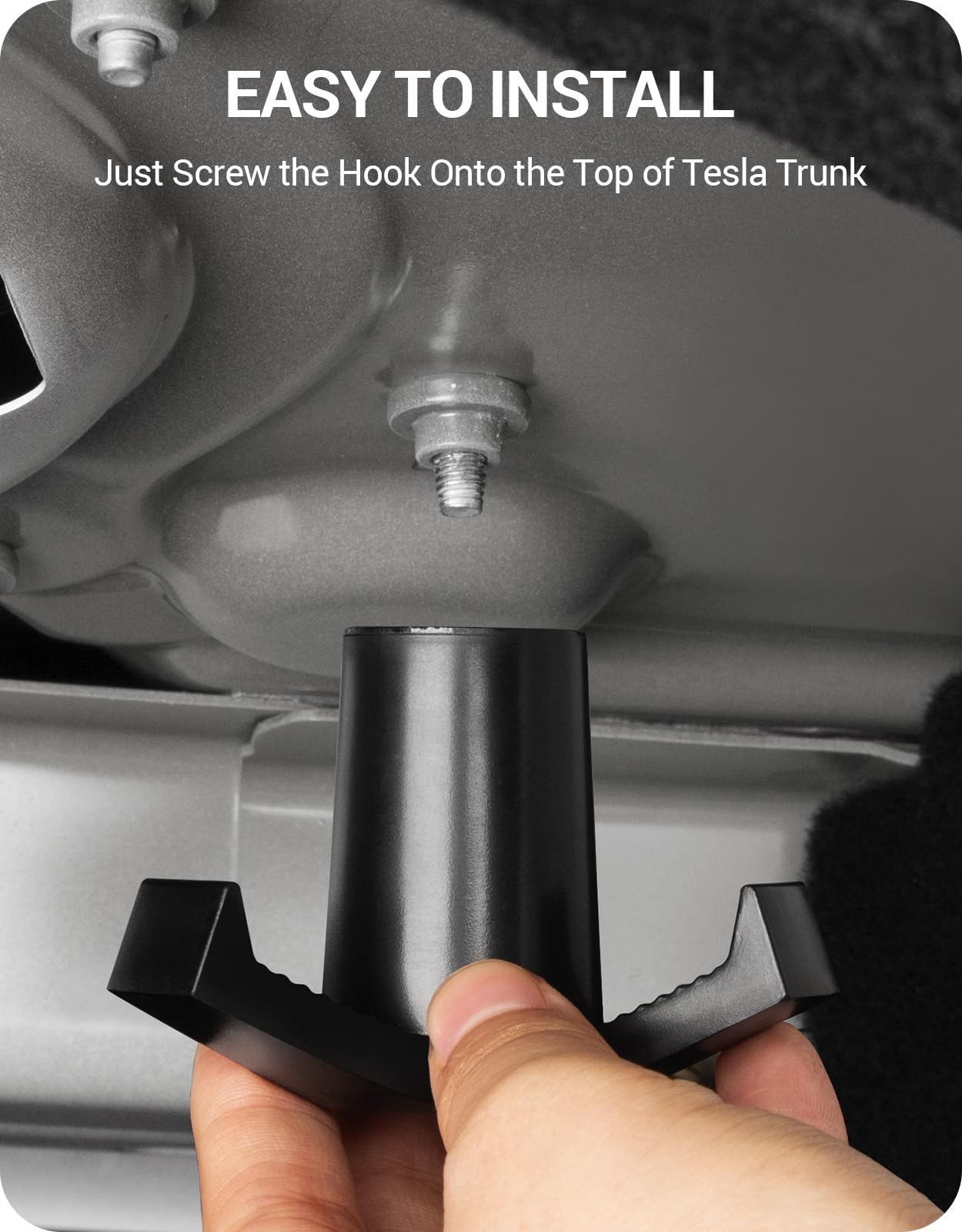 BASENOR Tesla Model 3 Trunk Grocery Bag Hook Trunk Hook Model 3 Highland Accessories 2017-2025 Upgraded