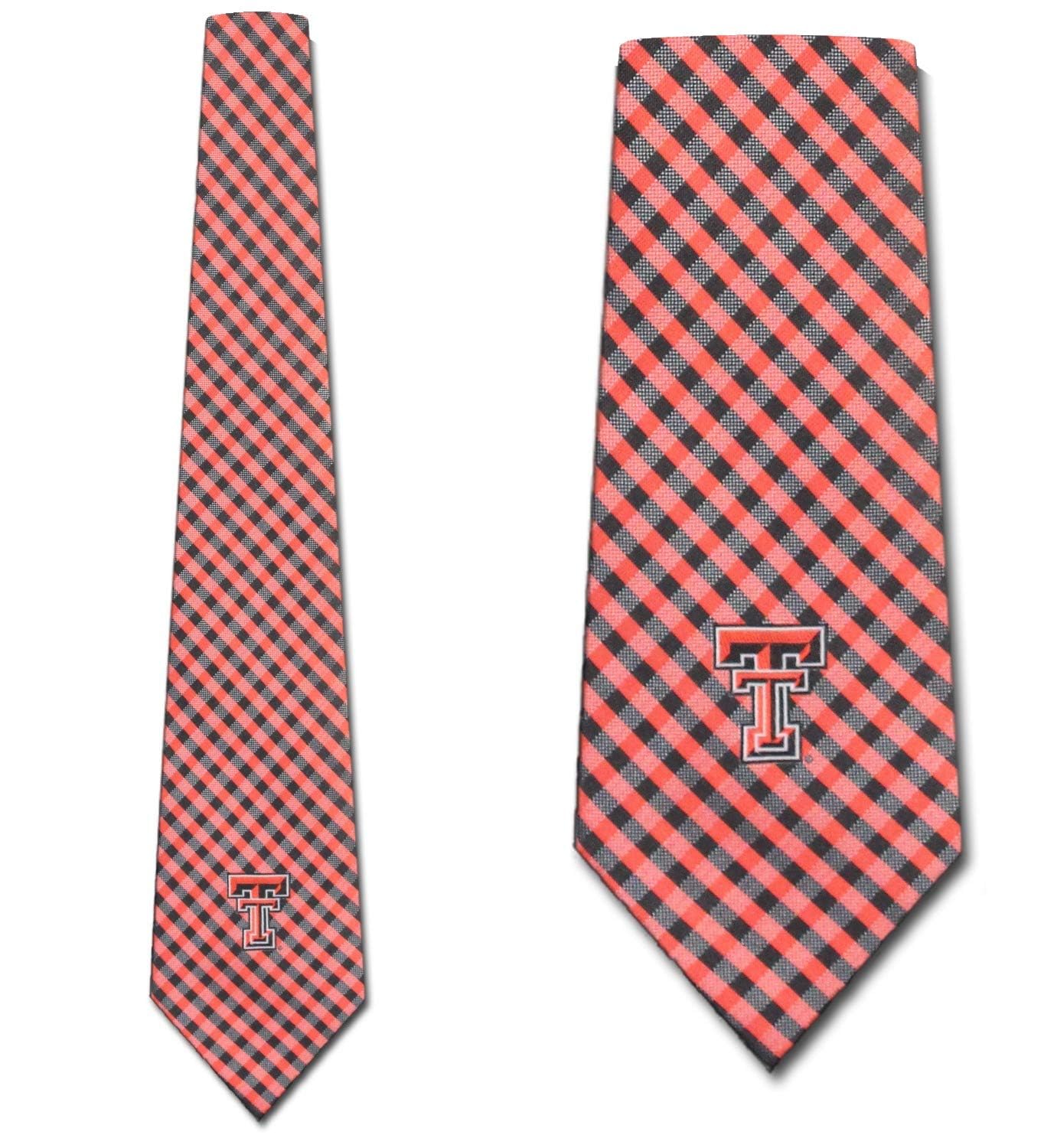 Texas Tech Ties Mens Red Raiders College Sports Necktie