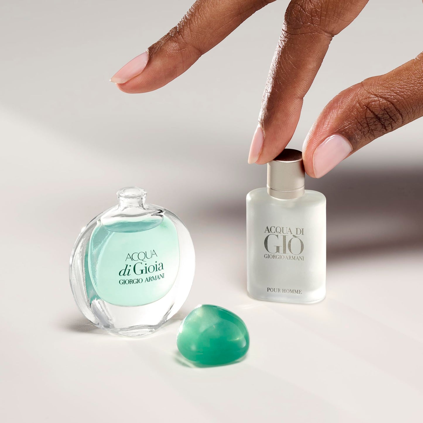 Armani Beauty – Acqua di Gioia Eau de Parfum & Acquia di Giò - 2 Piece Fragrance Mini Gift Set- Mens and Womens Duo- Travel Size