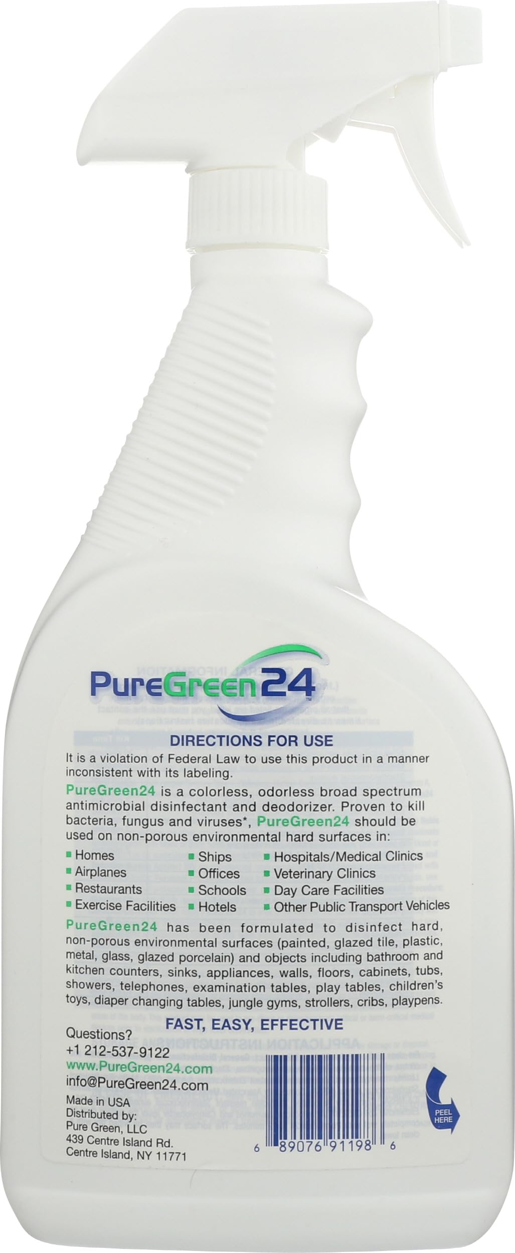 Pure Green 24 Disinfectant 32oz