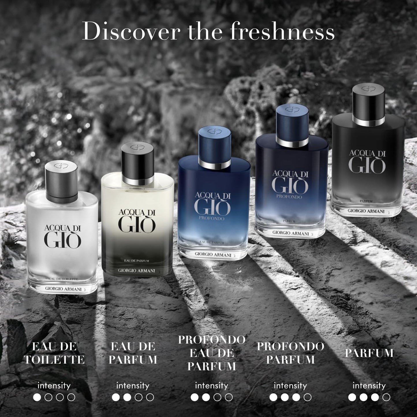 Armani Beauty - Acqua di Gio - Eau de Toilette - Cologne for Men - Long Lasting Fragrance with Bergamot notes, Jasmine, White Musks, Patchouli & Cedarwood – 6.7 Fl Oz