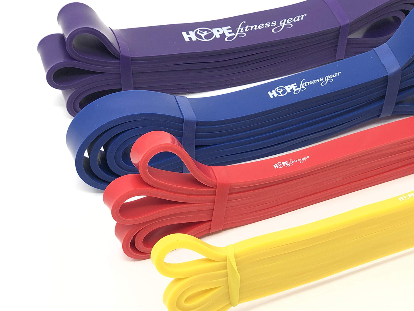 Hope Fitness Gear Large Loop Resistance Bands - Pull Up Assist Bands (Purple, 72)