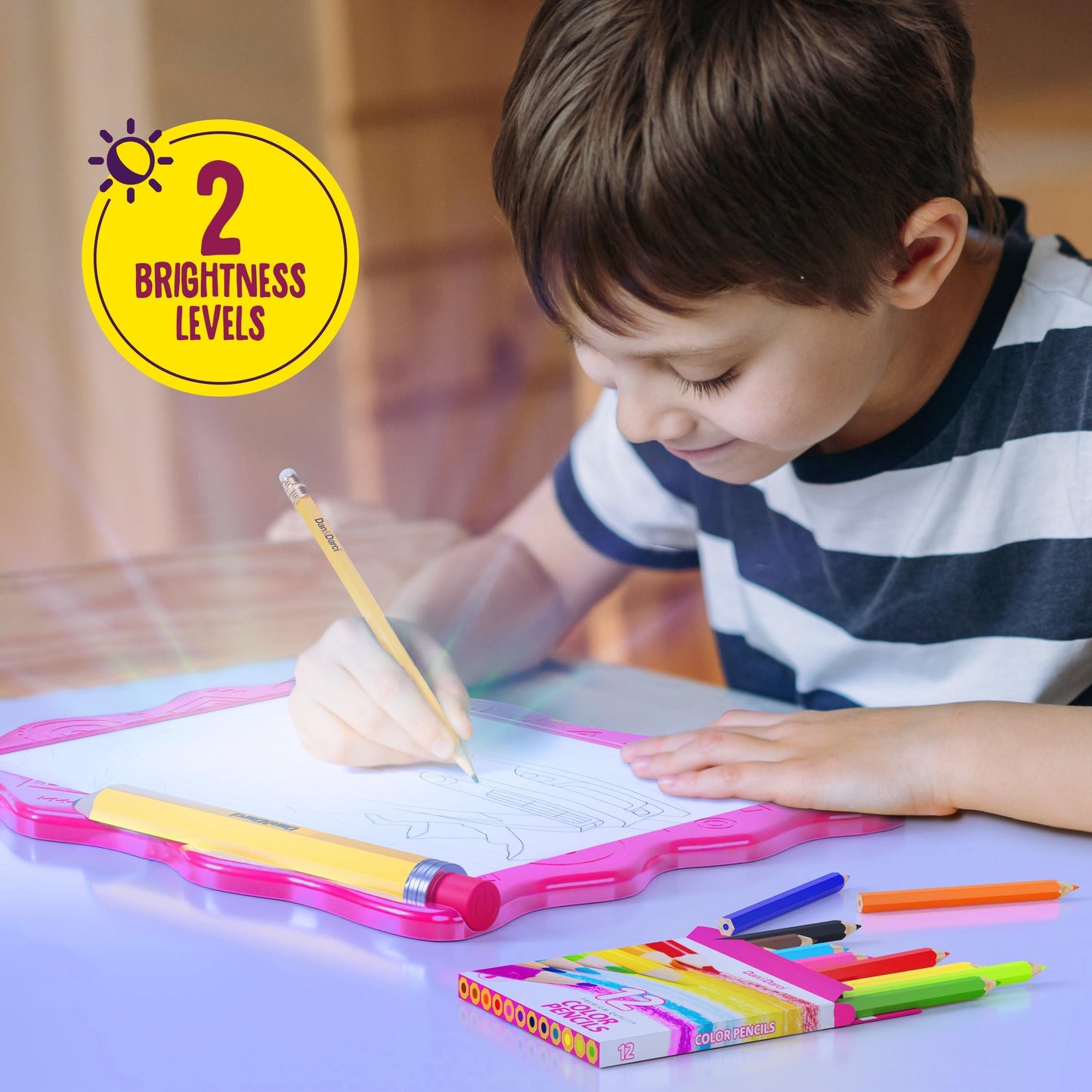 Light Up Tracing Pad for Kids - Easter Arts & Crafts Writing Drawing Tracer Board, Craft Kit for Girls & Boys Ages 6-12 - Birthday Toys Gifts Ideas for Girl or Boy 6+ Year Old Gift Toy - 6 7 8 9 10