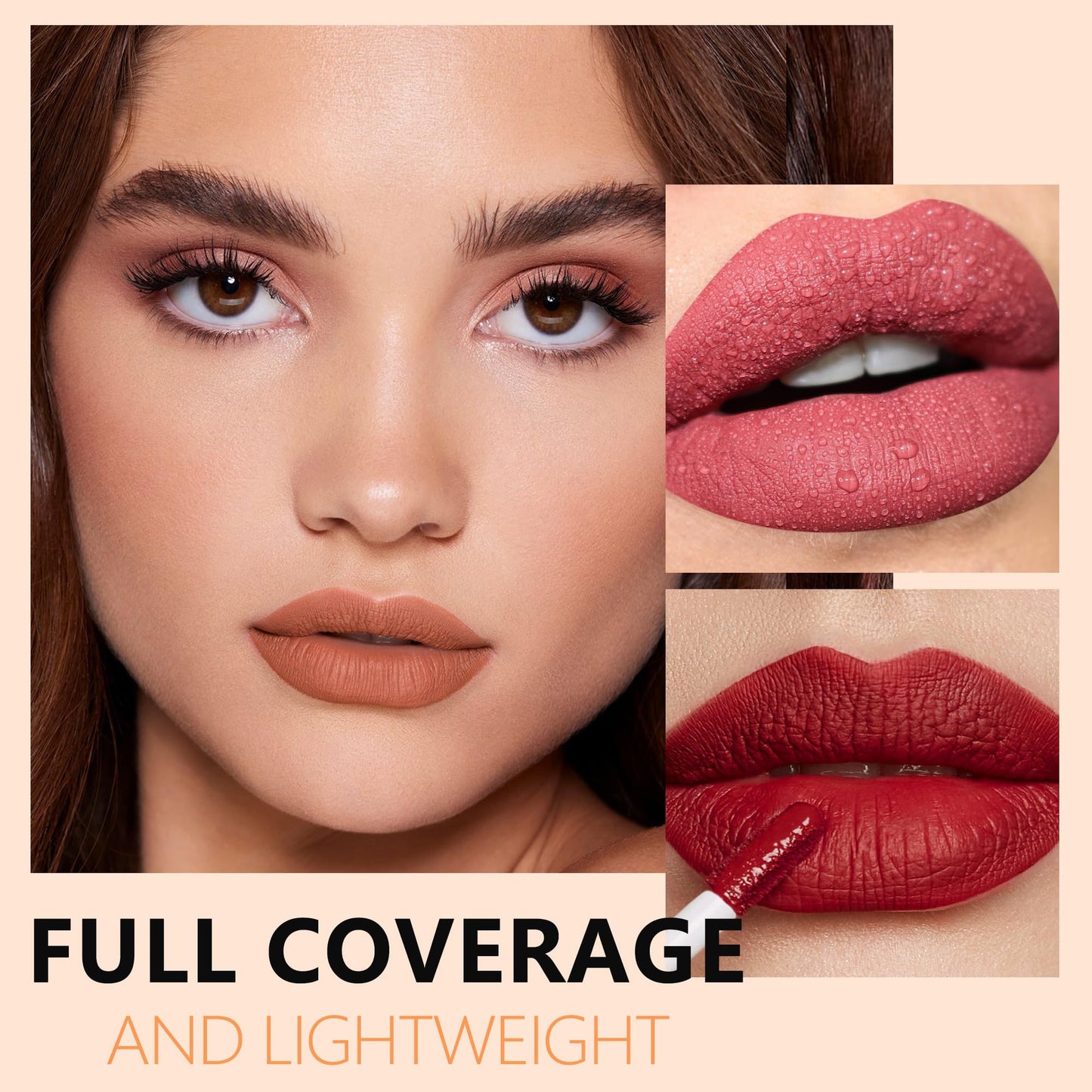 HANLADY Dark Red Lipstick Long Lasting Lipsticks for Women Pigmented Smudgeproof Transferproof Vegan Cruelty Free Lip Color, A12 Forever