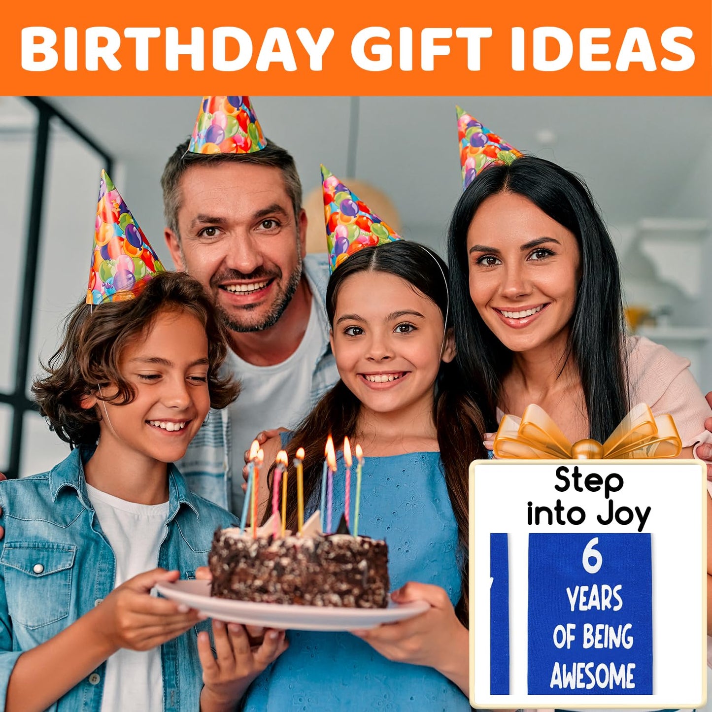 Zmart 6th Birthday Gifts for Boys - Socks for Boys Girls Age 6, Presents for 6 Year Olds, 6 Year Old Boy Gift Ideas, Blue