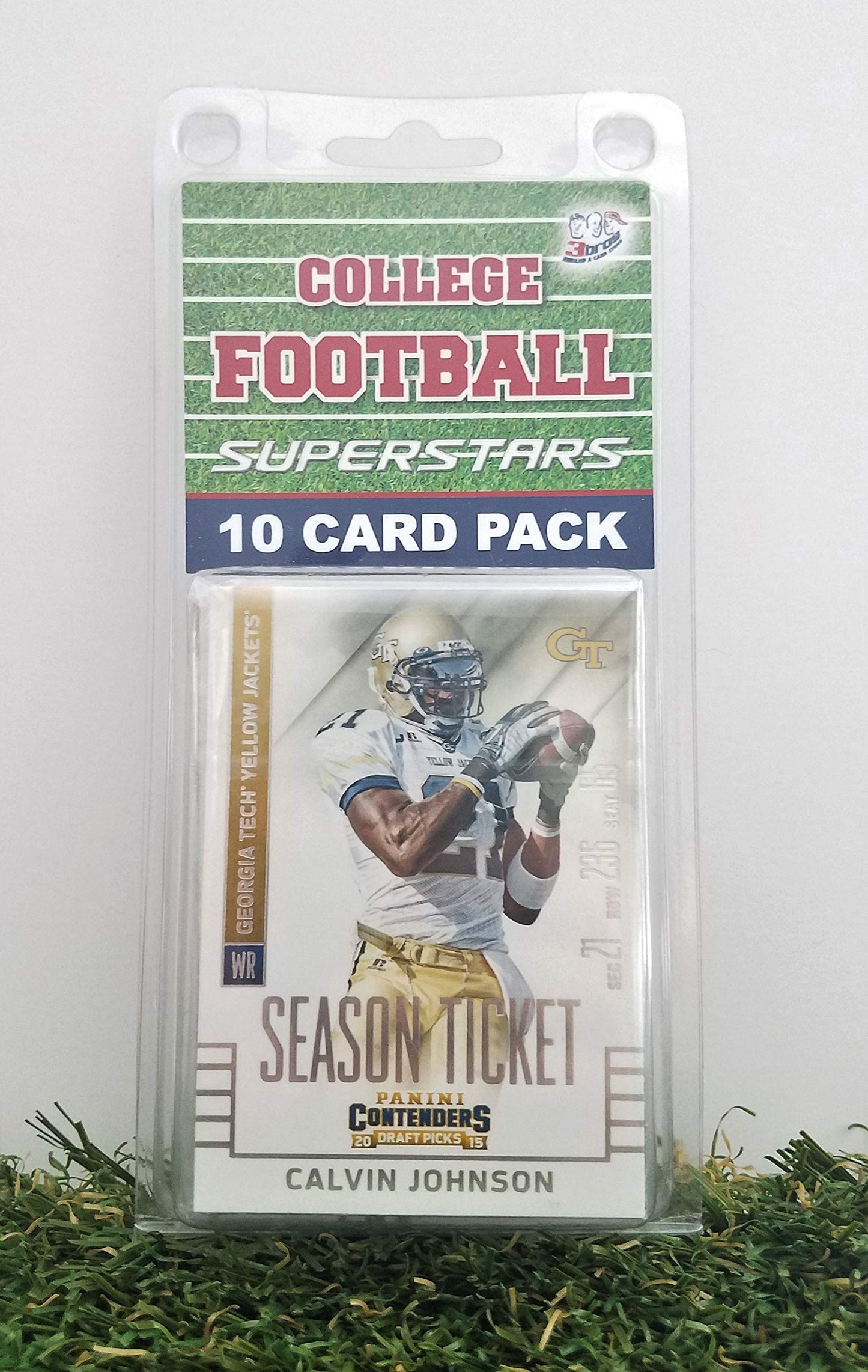 Georgia Yellow Jackets- (10) Card Pack College Football Different Tech Superstars Starter Kit! Comes in Souvenir Case! Great Mix of Modern & Vintage Players for the Super Yellow Jackets Fan! By 3bros