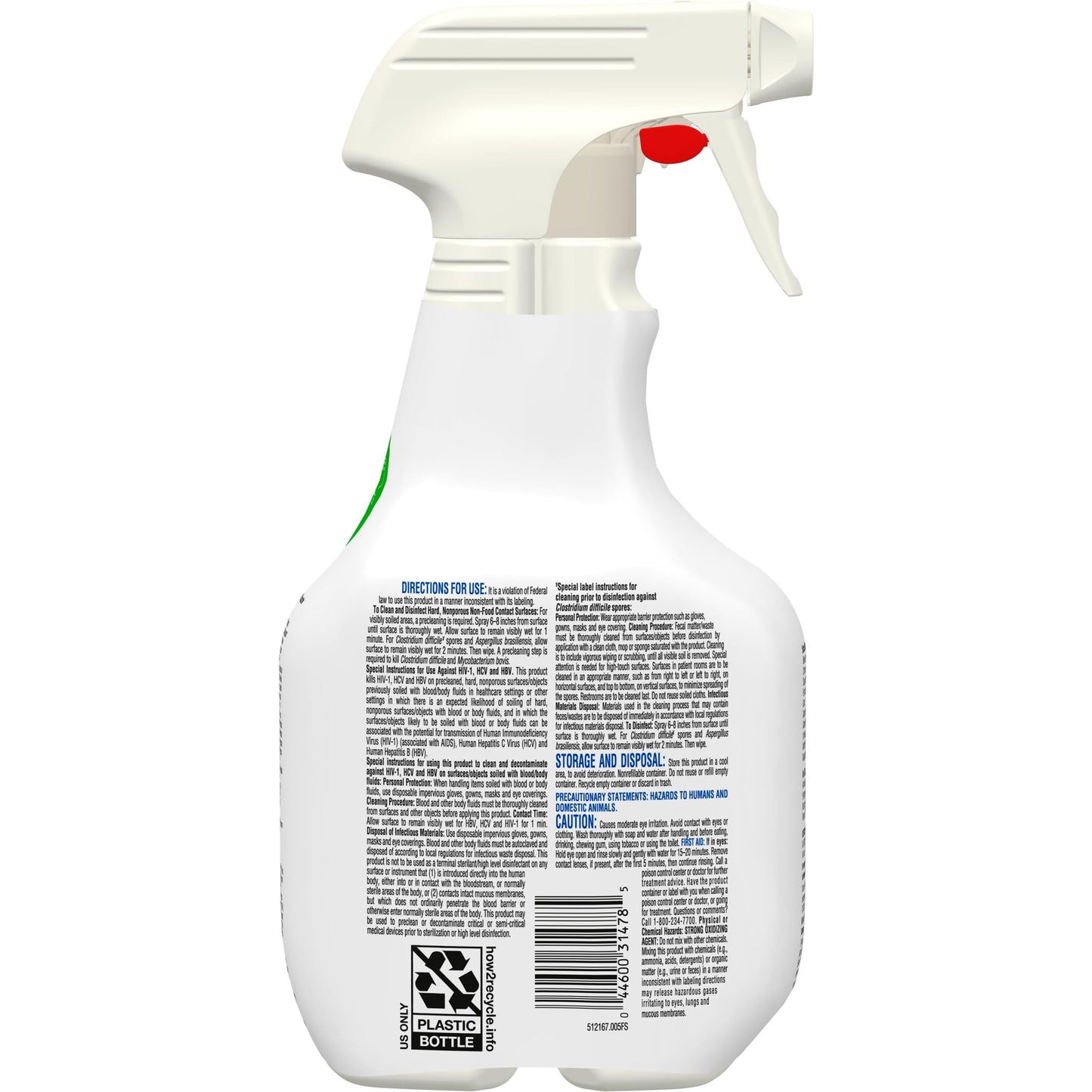 Clorox Healthcare Fuzion Cleaner Disinfectant Spray, 32 Fl Oz, Pack of 9 (Package May Vary)