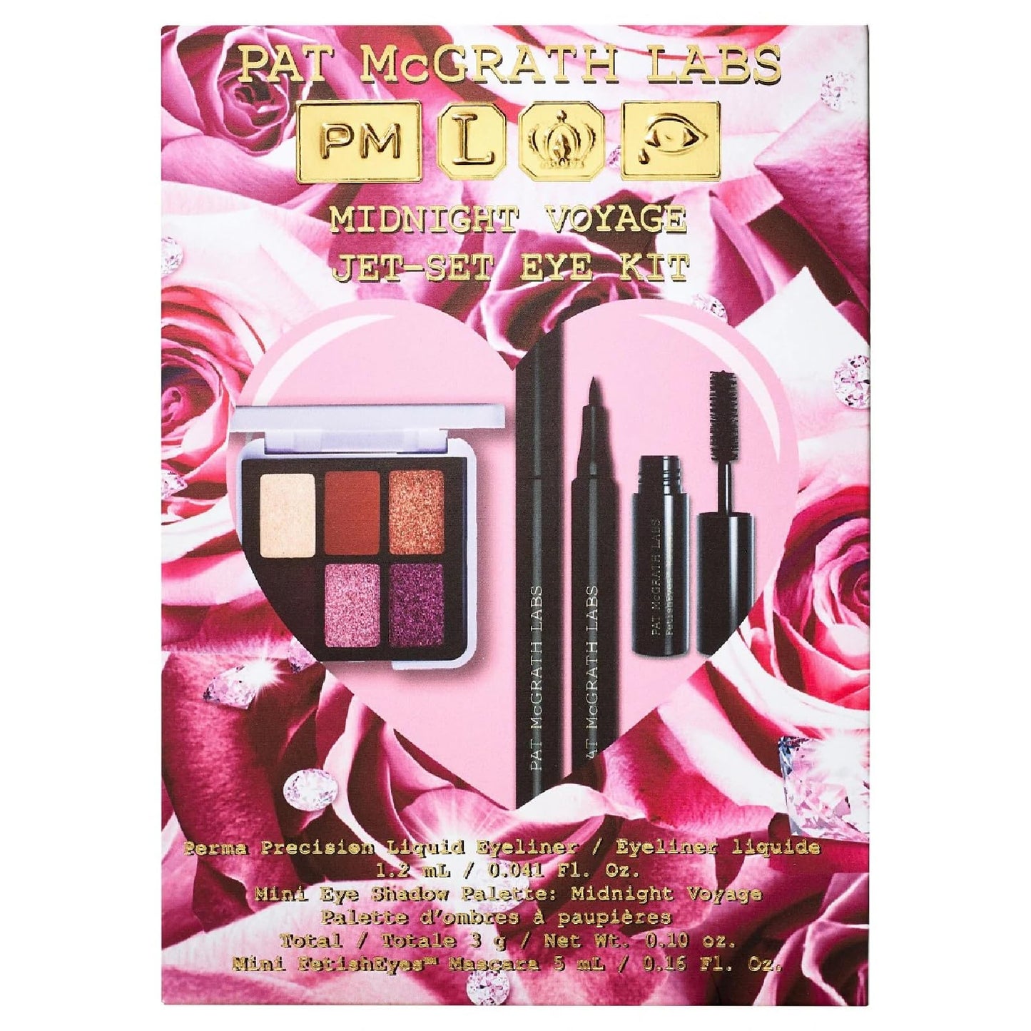 Pat McGrath Labs Midnight Voyage Jet Set Eye Kit (mini palette, eyeliner and mascara)