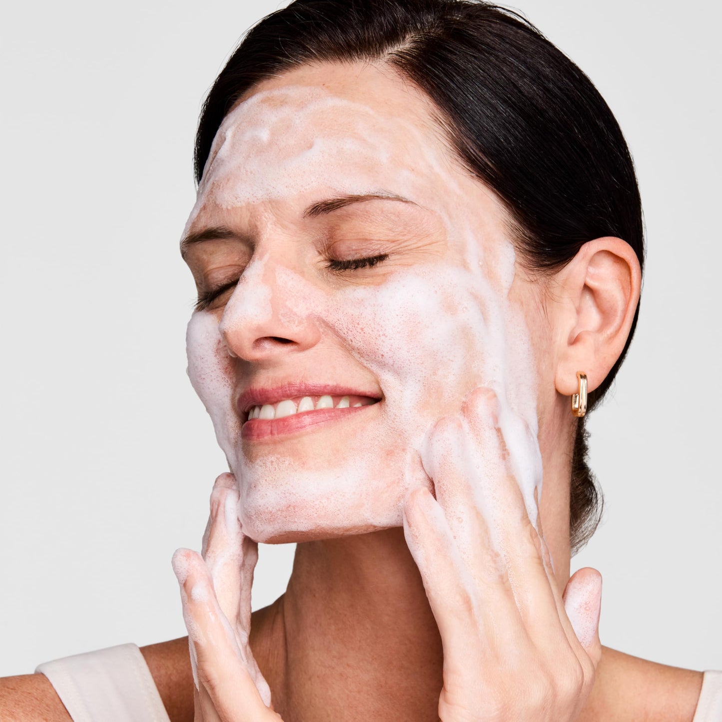 Estée Lauder Perfectly Clean Multi-Action Foaming Face Cleanser/Purifying Face Mask, 5.0 fl oz