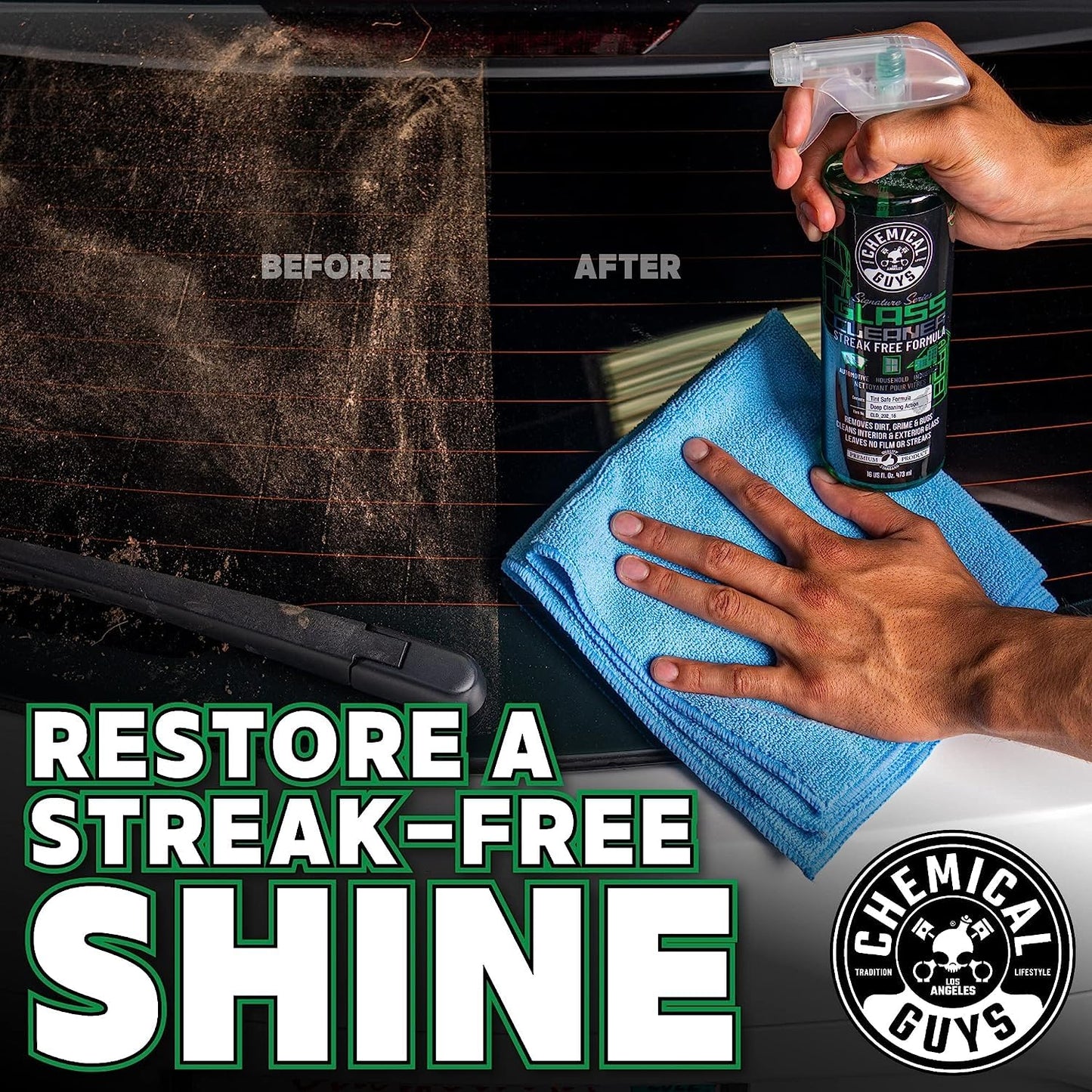 Chemical Guys HOL124 Car Cleaning Kit, 7 Items Including (6) 16 oz. Chemicals