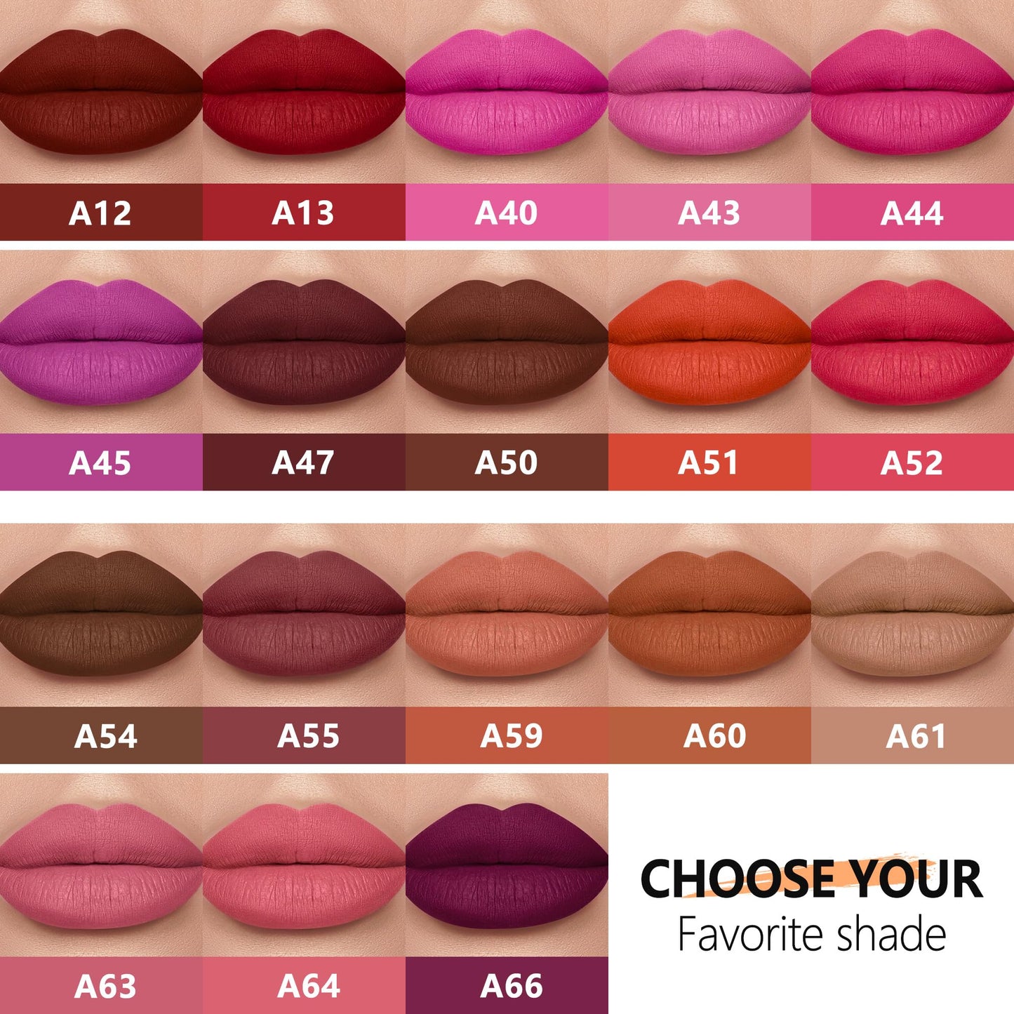 HANLADY Dark Red Lipstick Long Lasting Lipsticks for Women Pigmented Smudgeproof Transferproof Vegan Cruelty Free Lip Color, A12 Forever