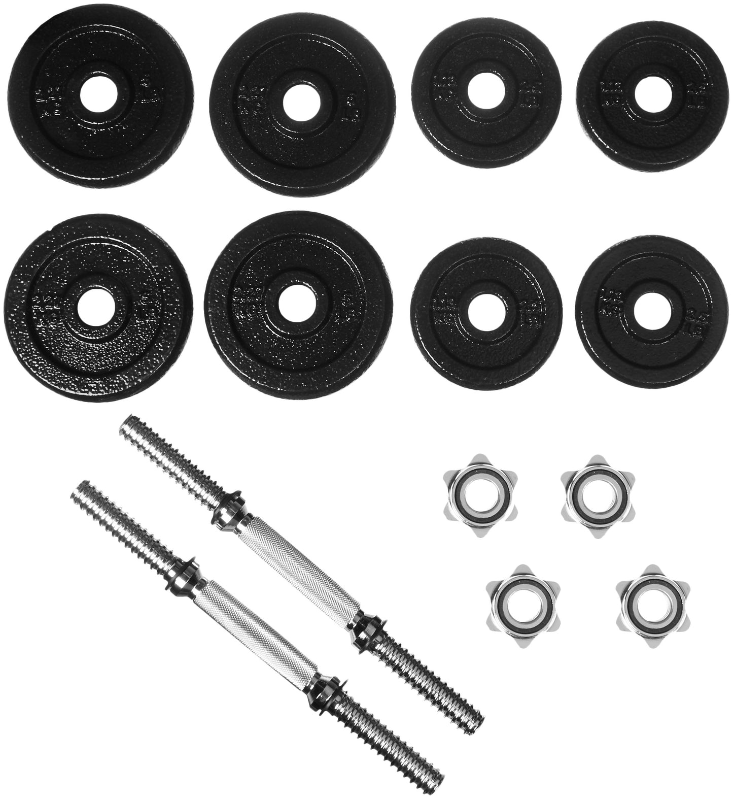 Amazon Basics Adjustable Dumbbell Hand Weight Set, 40 Pounds, Black