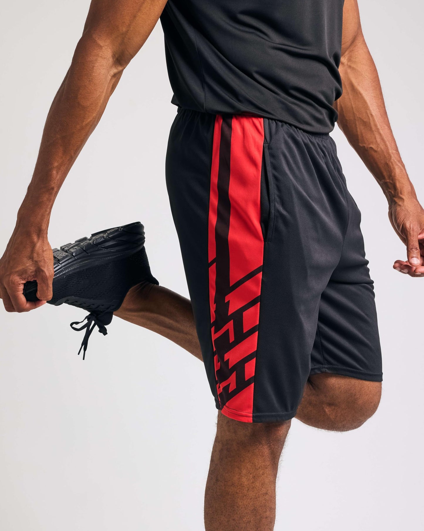 Real Essentials Mens Mesh Shorts Active Wear Athletic Short Men Basketball Pockets Workout Gym Soccer Running Summer Fitness Quick Dry Casual Clothes Sport Training Hiking, Set 2, M, Pack of 5