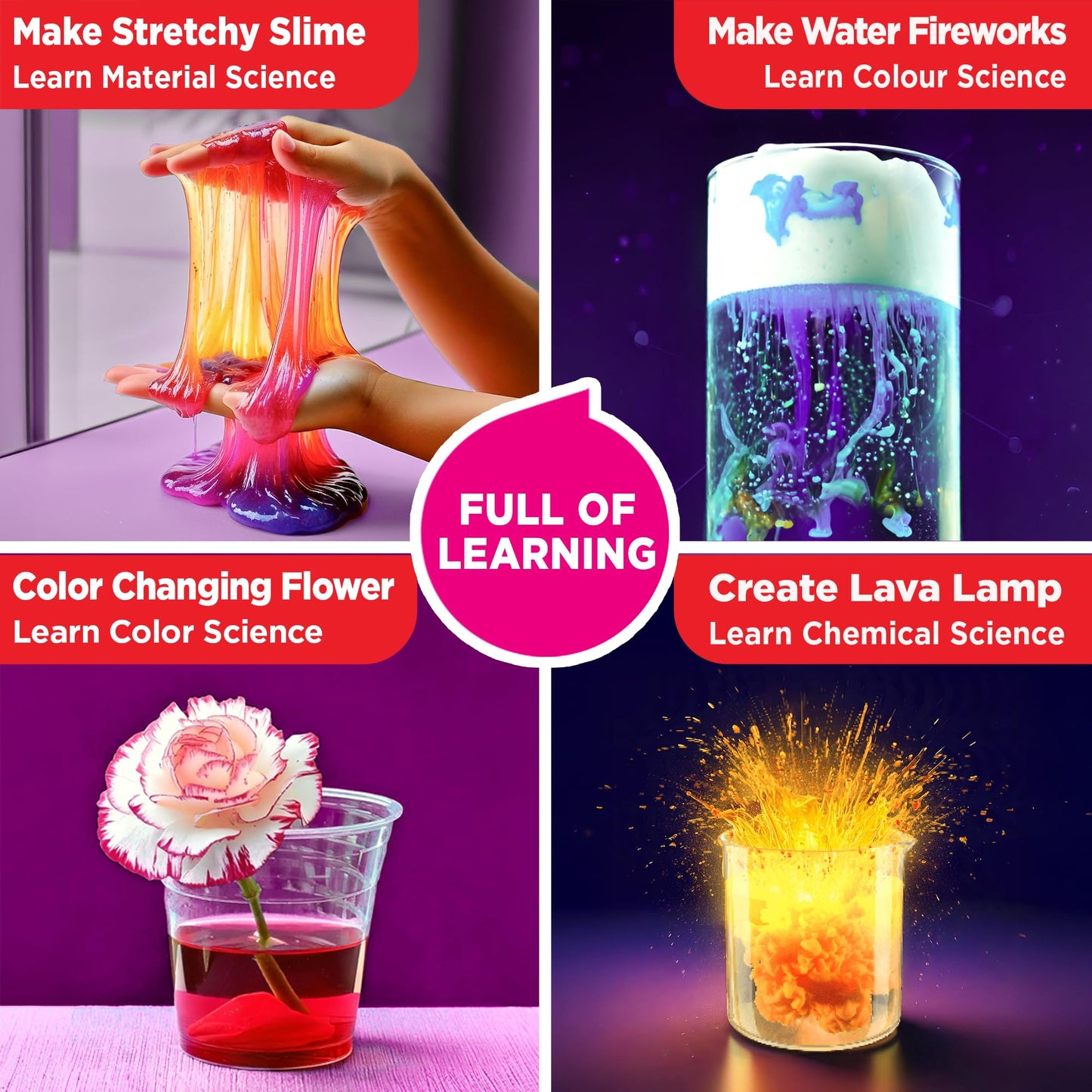Doctor Jupiter Girls First Science Experiment Kit for Kids Ages 4-5-6-7-8| Birthday Gift Ideas for 4-8 Year Old Girls| STEM Learning & Educational Toys
