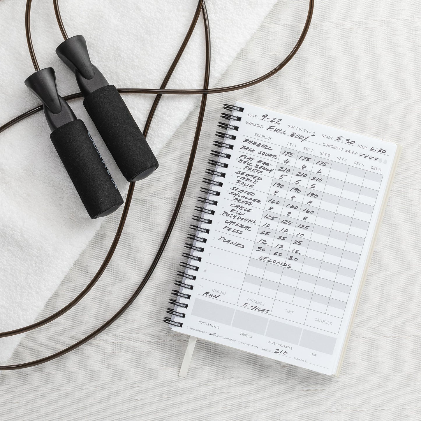 The Ultimate Fitness Journal for Tracking and Crushing Your Gym Goals - Detailed Workout Planner & Log Book For Men and Women - Great Gym Accessories With Calendar, Nutrition & Progress Tracker