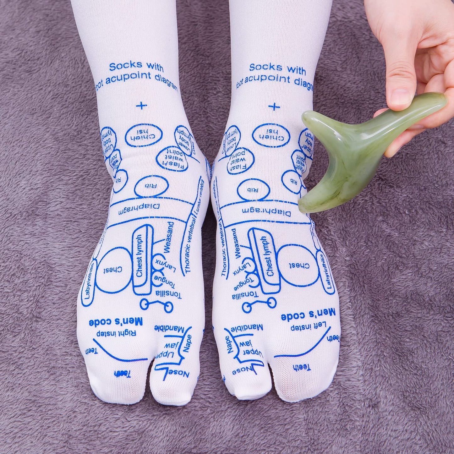 Broman Reflexology Tool - Trigger Point Massage Tool, Perfect for Full Body Massage, Ideal as Foot Massager and Hand Massager, Small Yet Mighty, Emerald-Color