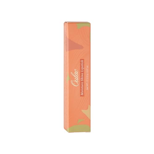 Oulac Moisturizing Shine Brown Red Lipstick for Women - 2 in 1 Glossy Brown Tinted Lip Balm, Hydrating Winter Lipstick for Dry Lips,Shine Juicy Finish Vegan 2.2g/0.07oz (03)