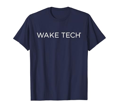 Wake Tech Community College Text Logo T-Shirt