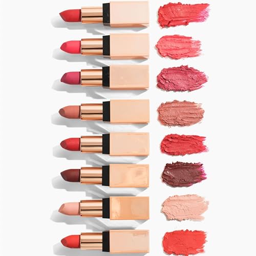 Bossy Cosmetics Matte, Long Lasting, Hydrating Vegan Lipstick with Vitamin E and Watermelon Seed Oil (Experienced- Light Pink/Purple Color)