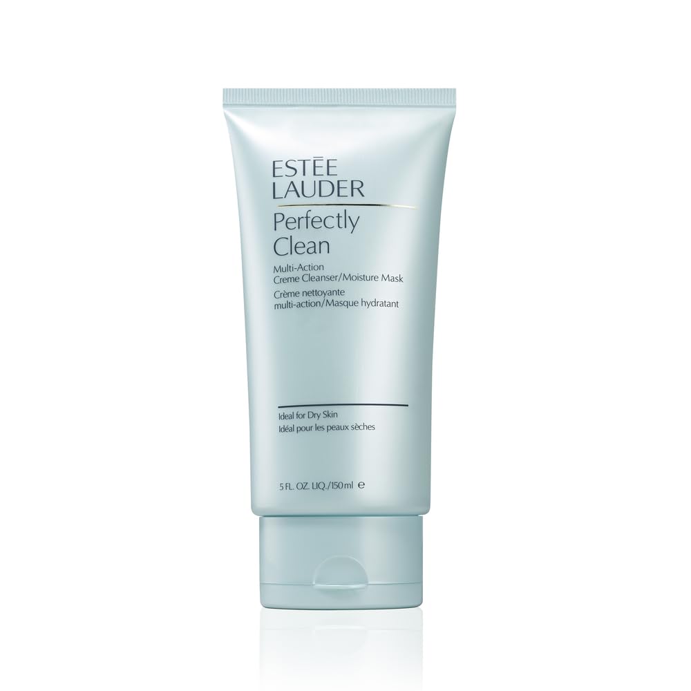 Estée Lauder Perfectly Clean Multi-Action Cream Face Cleanser/Moisture Mask, 5 Ounce