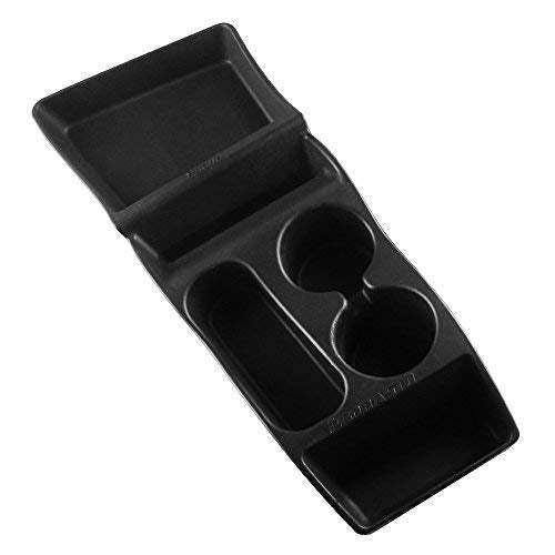 PROBASTO Tesla Model S Center Container/Cup Holder Tesla Console Container Center Storage Box for Model S 2012 2013 2014 2015 JY Silicone, Black