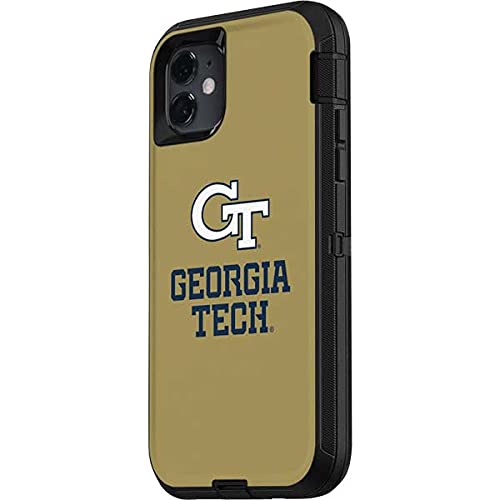 Skinit Decal Skin Compatible with OtterBox Defender iPhone 11 Case - Officially Licensed College Georgia Tech GT Design