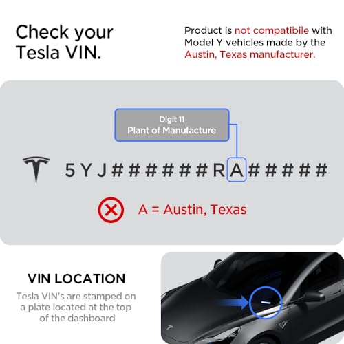 Spigen Under Screen Storage Organizer Designed for Tesla Model 3 & Y 2025/2024/2023 [Not Compatible with Tesla Model Y 2023 Austin Texas Made & Model 3 2025/2024 Refresh & New Model Y 2025 Refresh]