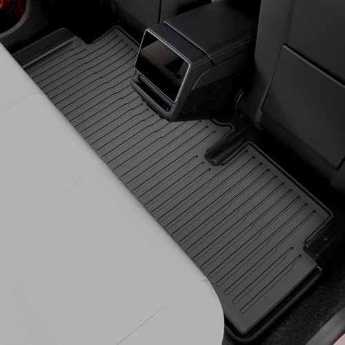 2025 New Version Tesla Model 3 Highland Floor Mats Custom Fit All Weather TPE Cargo Liner Cargo Trunk Accessories,Compatible 2021-2024 Tesla Model 3 （2025 Model 3 Full Floor Mat Kit Set of 6