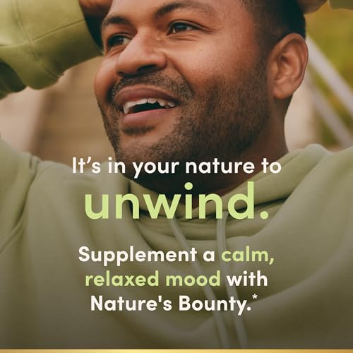 Nature’s Bounty Anxiety & Stress Relief Ashwagandha KSM 66 Tablets, Mood Support, 50 Count