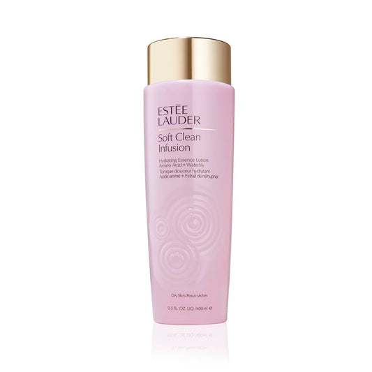 Estée Lauder Soft Clean Infusion Hydrating Skin Essence Face Lotion with Amino Acid + Waterlily, 13.5 Fl Oz