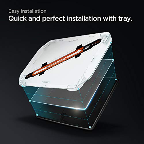 Spigen Tempered Glass Screen Protector [GlasTR EZ FIT] Designed for Tesla Model 3 (2023-2017), Tesla Model Y (2025-2020) 15 inch Dashboard Touchscreen - Matte/Anti Fingerprint