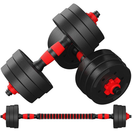 Adjustable Dumbbell Set, 5-44 lbs Free Weight Set with Connector for Barbell, Dumbbells, Push-Up Options, Fitness Exercises for Home Gym Suitable Men/Women