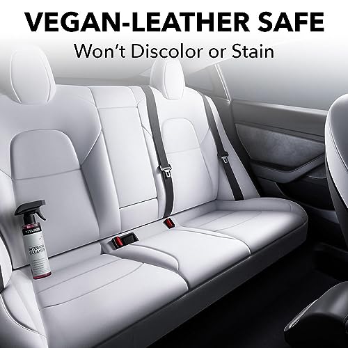 Tesla Seat Cleaner & Stain Remover - Biodegradable, Safe on Black & White Vegan Leather, Interior Cleaning Products for Seats, Dash, Console | Tesla Model 3 Y S X Car Accessories for 2025