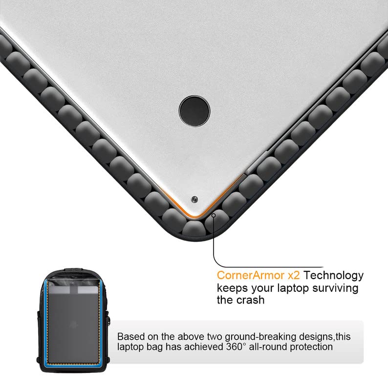 Tzowla Travel Laptop Backpack Water Resistant Anti-Theft Bag with USB Charging Port and Lock 15.6 Inch Computer Business Backpacks for Women Men Work College Gift,Casual Daypack