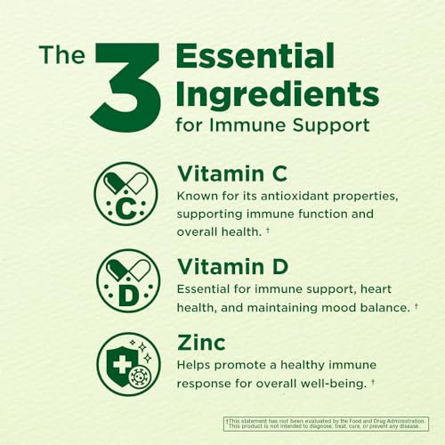 INNERVISNUTRITION Immunity Immune Boost Vitamin C 900mg, D3 2,500 IU, Zinc 25mg | 72 Veggie Capsules, 72-Day Supply | Immune System Support | Made in USA, Vegetarian-Friendly, 3rd Party Lab Tested
