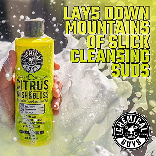 Chemical Guys HOL124 Car Cleaning Kit, 7 Items Including (6) 16 oz. Chemicals