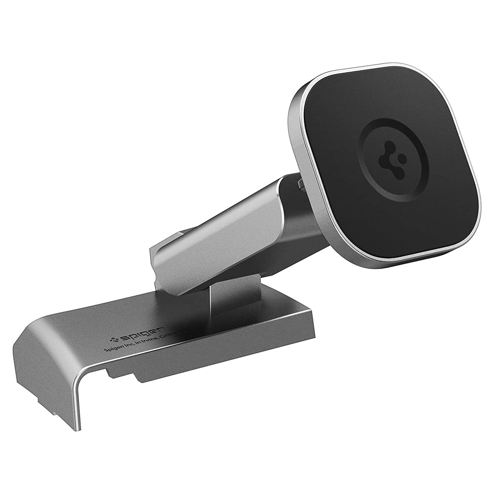 Spigen OneTap [2023 Upgraded] (MagFit) Designed for Tesla Model 3 / Y Designed for Magsafe Car Mount Compatible with iPhone 16 Pro Max, 16 Pro, 16 Plus, 15, 14, 13, 12 Series & MagSafe Compatible Case