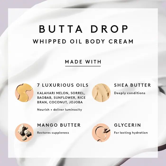 Fenty Skin Butta Drop Whipped Oil Hydrating Body Cream Mini, 2.5 oz.