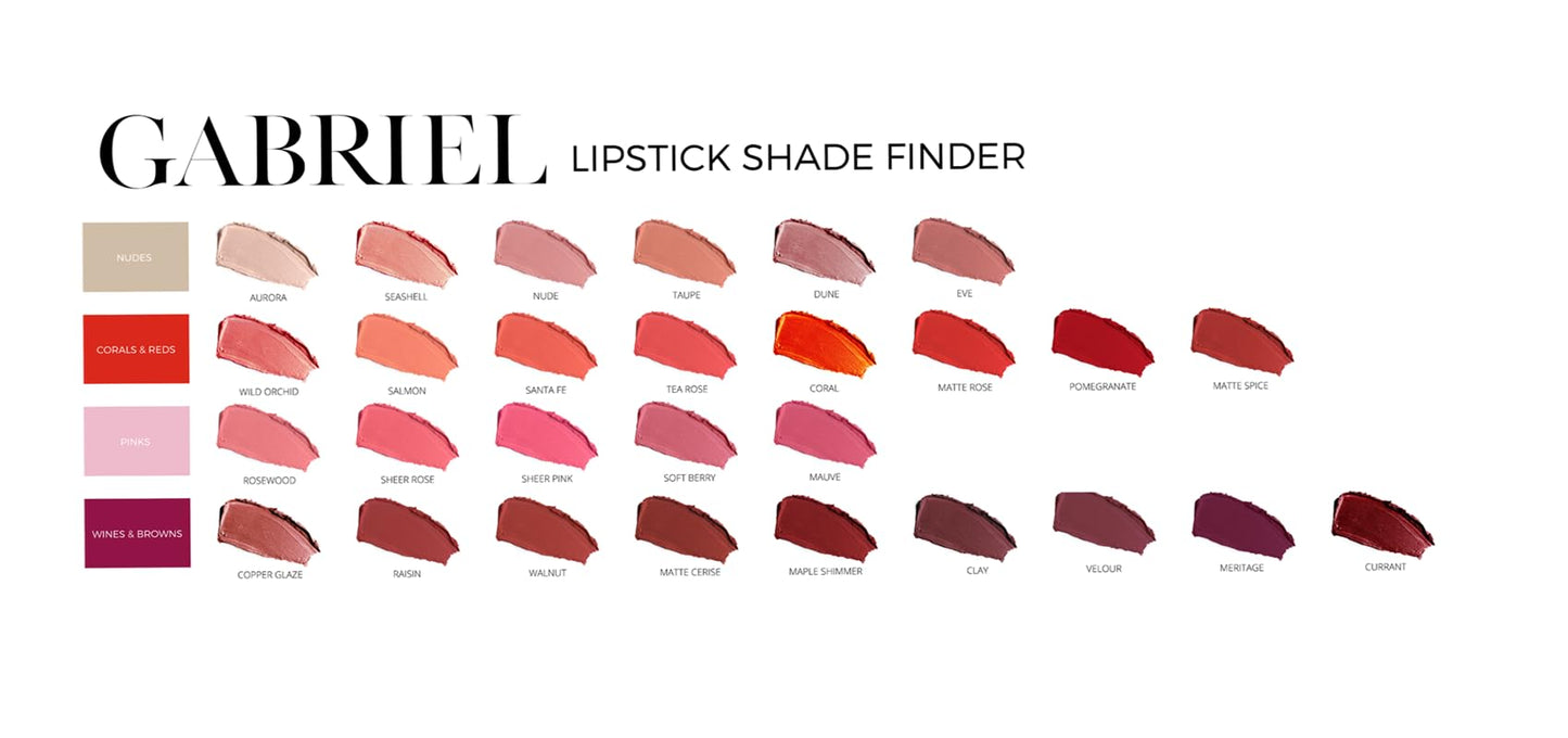 Gabriel Cosmetics Lipstick (Clay - Light Brown Plum/Cool Crème)