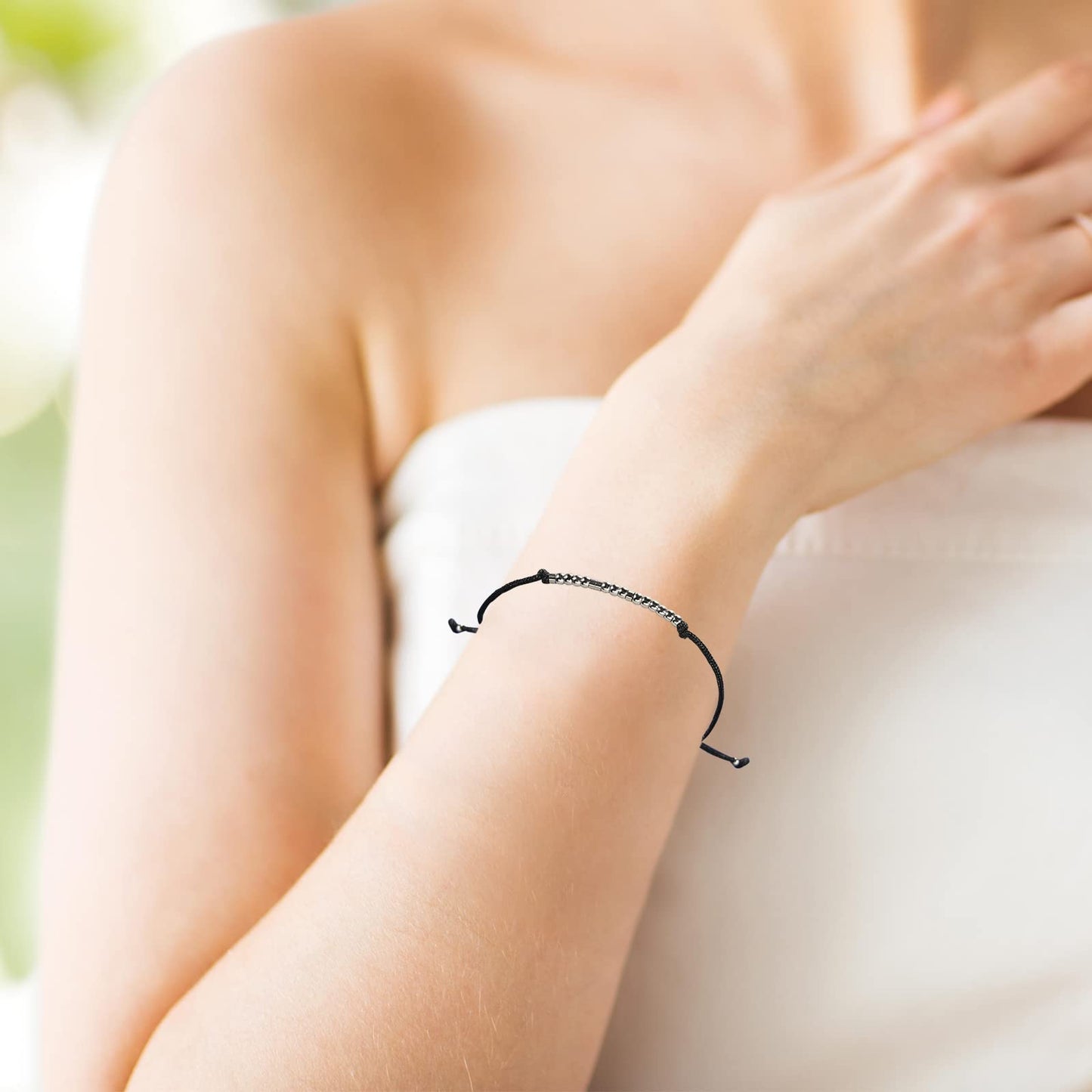 ASELFAD Morse Code Bracelets for Women, Funny Birthday Gifts for Women, Best Friend Friendship Gifts for Women, Inspirational Jewelry for Women Teens