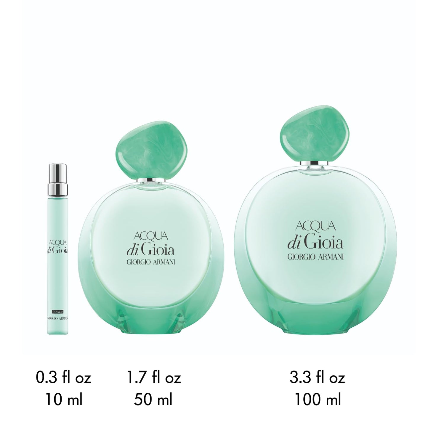 Armani Beauty – Acqua Di Gioia – Eau de Parfum Intense – Floral Citrus Women’s Fragrance – Bergamot & Red Fruits Accord, Jasmin, Cedarwood Notes - 0.3 Fl Oz