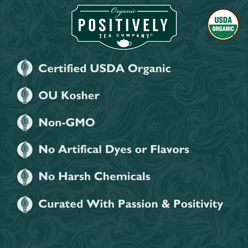 Organic Positively Tea Company, Herbal Detox, Herbal Tea, Loose Leaf, 16 Ounce
