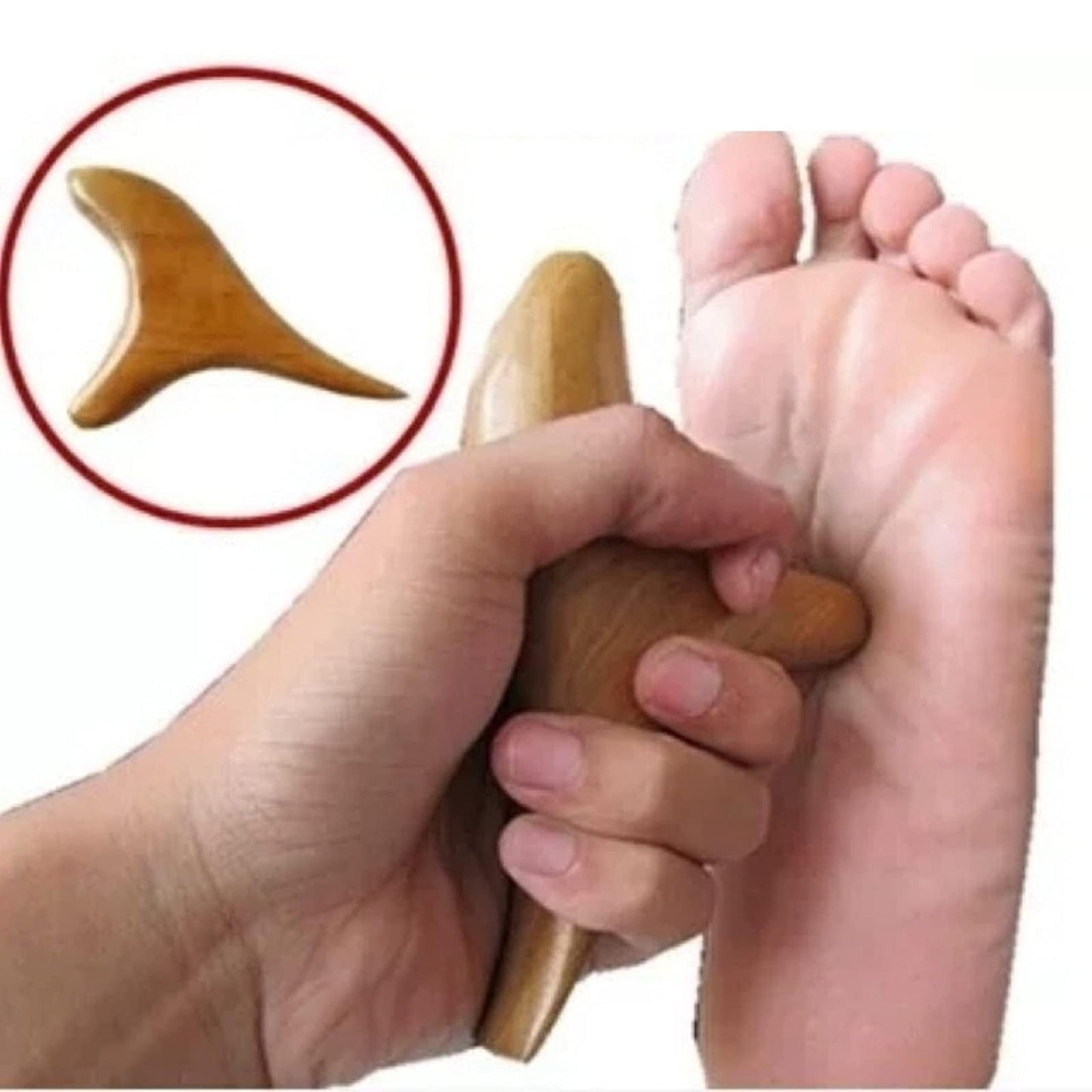 Broman Reflexology Tools, Wood Therapy Massage Tools, Widely Used as Head Neck Hand Waist Calf Leg Foot Massager, Small Tool but High Usefulness – Triangle Massager