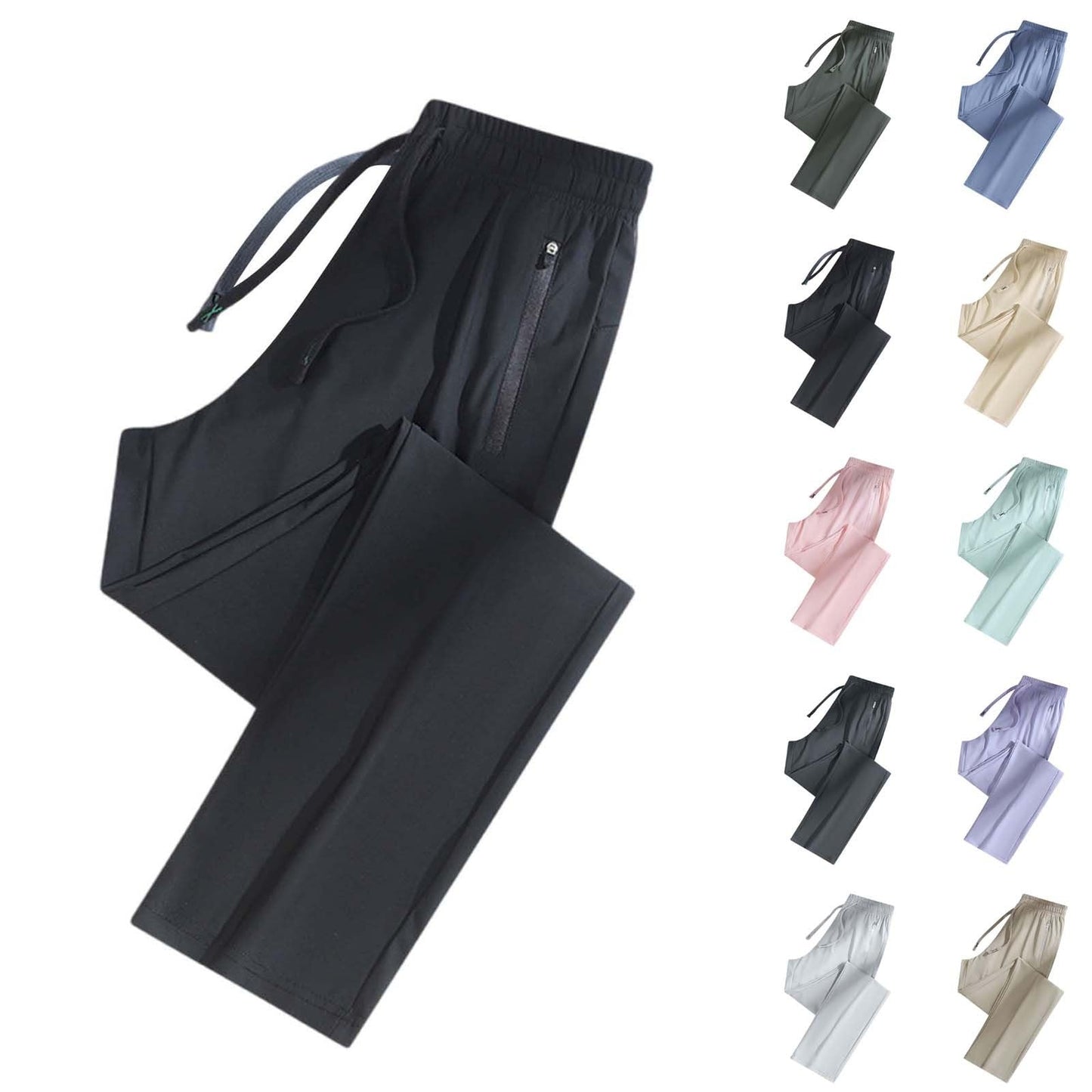 subscriptions on My Account My The+Orders Stretchy Pants for Women 2025 Unisex Trendy Elastic Soild Color Quick Drying Pants Todays Daily Deals Clearance Items Sales Today Clearance