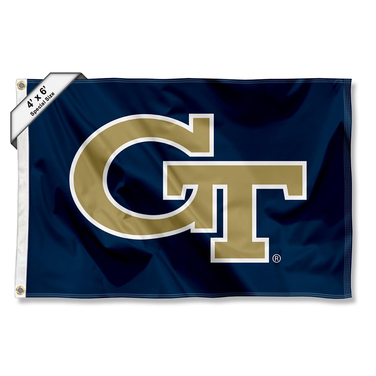 College Flags & Banners Co. Georgia Tech 4 ft x 6 ft Flag
