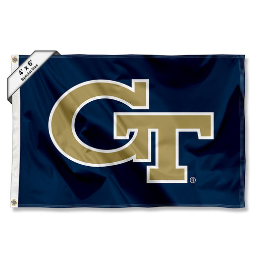 College Flags & Banners Co. Georgia Tech 4 ft x 6 ft Flag